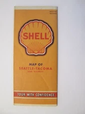 Shell Road Map of Seattle and Tacoma 1941
