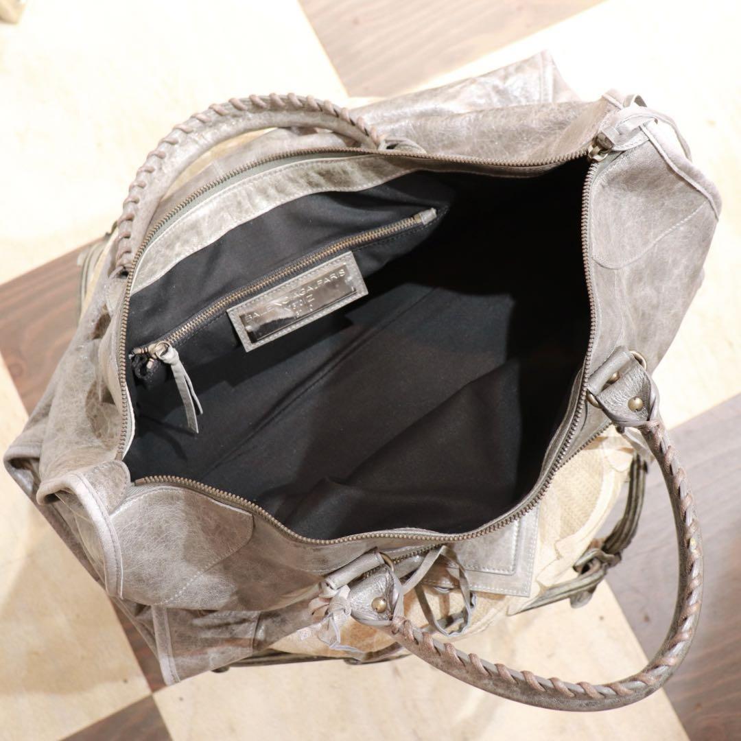 BALENCIAGA 132110 The Work Handbag Tote Bag Leather Boston BALENCIAGA 132110 The Work Handbag Tote Bag Leather Boston