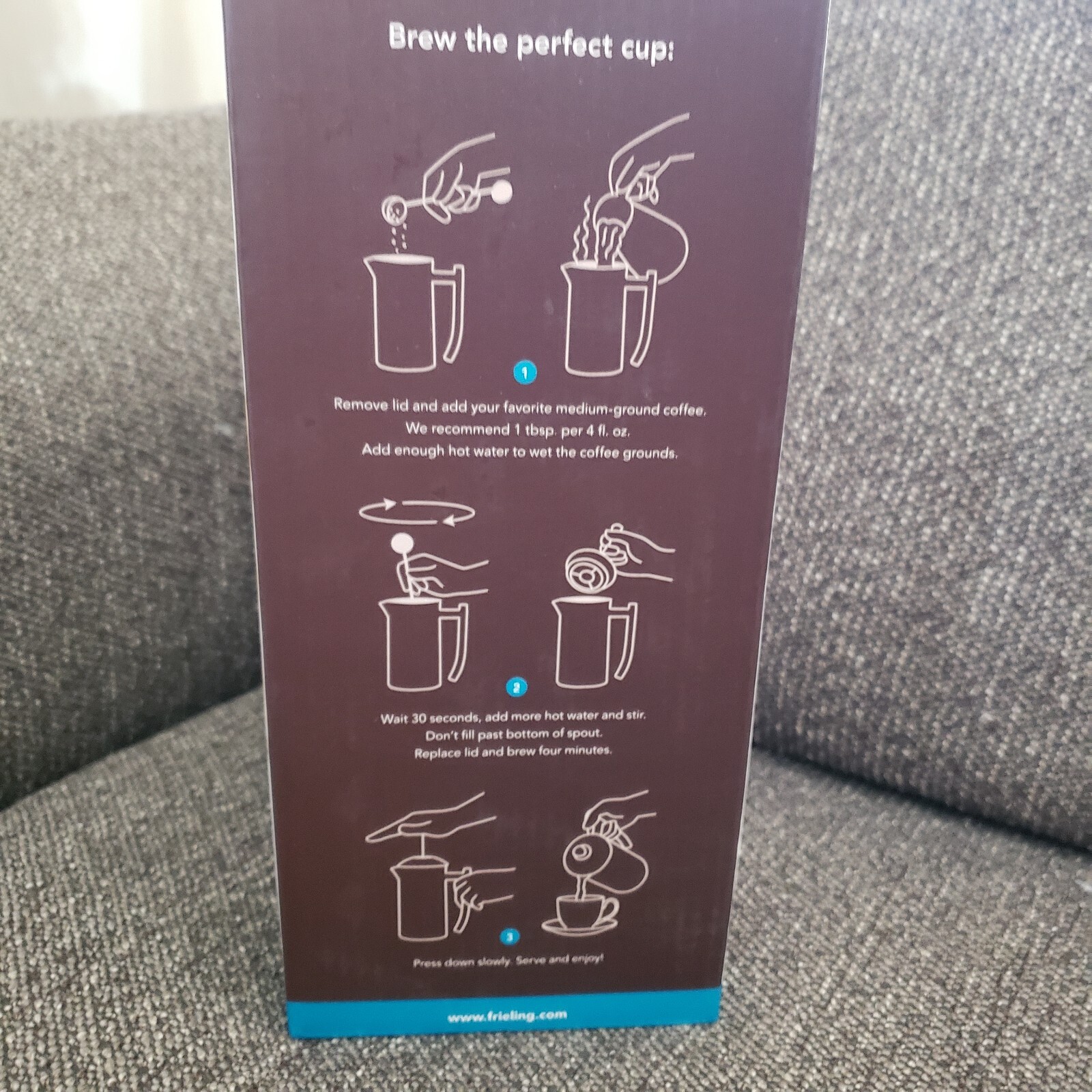 NEW FRIELING DOUBLE WALLED STAINLESS STEEL FRENCH PRESS COFFEE MAKER 36 OZ