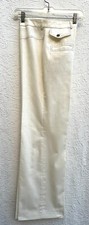 Vtg 70s The Villager Ivory/Light Yellow Union Made Slacks Pants 28" W 32" Inseam