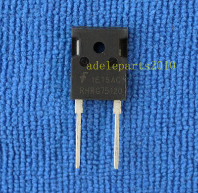 2pcs RHRG75120 75120  FAIRCHILD TO-247 75A 1200V Hyperfast Diode