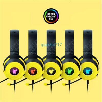 Razer x Pokémon Pikachu Kraken V3 USB Wired Gaming Headset Limited