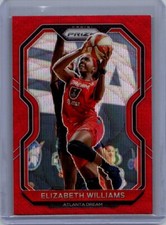 2021 Panini Prizm WNBA #34 Elizabeth Williams Prizms Ruby Wave