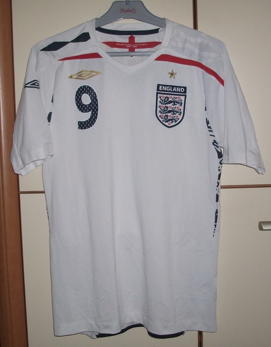 アンブロ umbroイングランド代表 ユニフォーム 2007-2009 umbro イングランド代表 07/09 ユニフォーム ホーム 半袖 #9