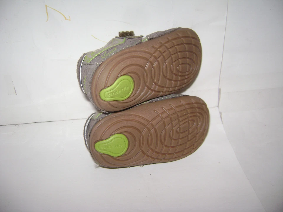 ZAPATOS DEPORTIVOS STRIDE RITE DISNEY KERMIT RANA NIÑOS PEQUEÑOS talla 4 M CUERO MARRÓN Foto 4 de 4