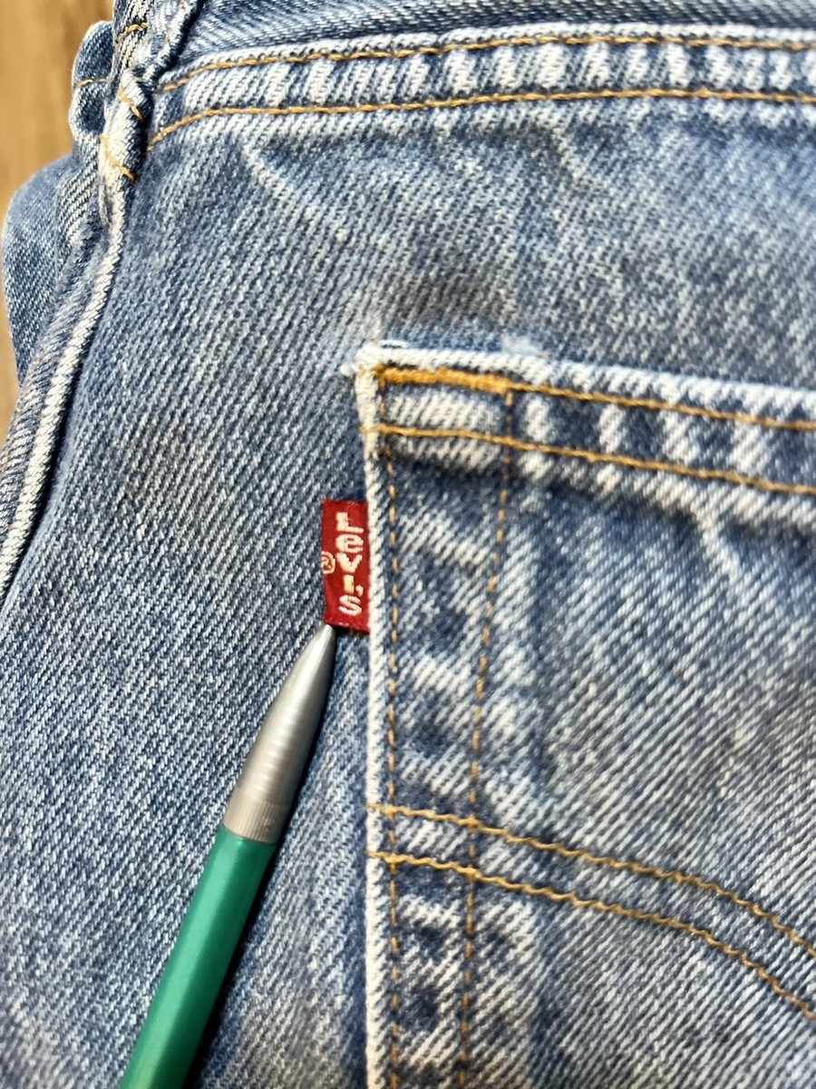 パンツ Levi's Button Fly 101 Vintage Chino w32 Vintage Levi Denim Jeans 2001 VTG 32x32 Button Fly Cotton Blue