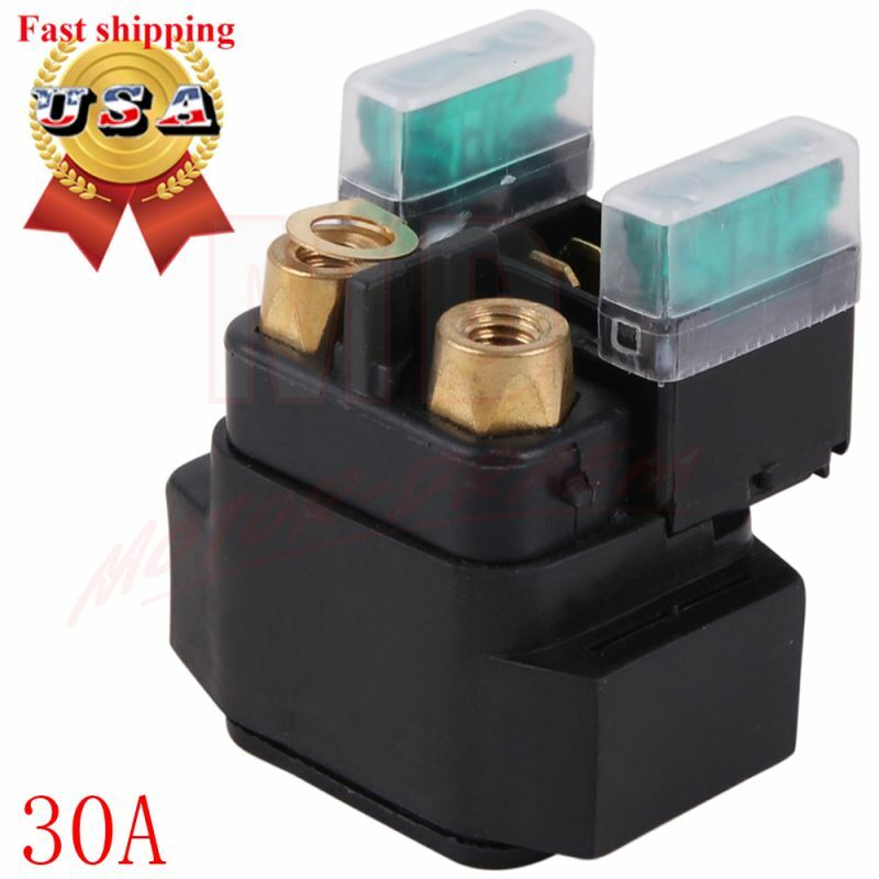 Relè Solenoide Avviamento Per Yamaha YFM Grizzly, Kodiak, Big Bear 350-660 - 30A