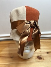 Vintage Rare Mr. John Jr Classic Retro Mod Pillbox Church Tea Derby Accent Hat