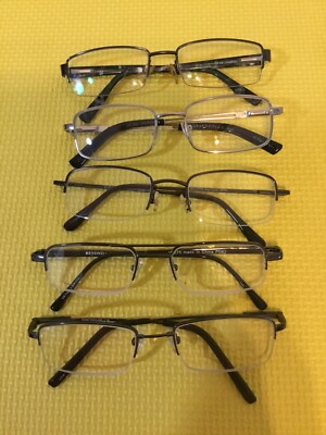 Lot of 5 Pcs Eyeglass Frames: GammaRay Optics, Beyond Reading, ENZO & other