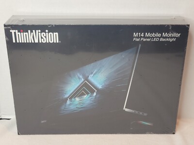 Lenovo ThinkVision M14 14'' Full HD 1920x1080 IPS Touchscreen Monitor ~NEW SEALED