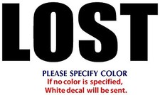 LOST Game TV Movie Funny Graphic Die Cut decal sticker Car Truck Boat Window 8"