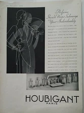1932 Houbigant Paris perfume bottles vintage fragrance art