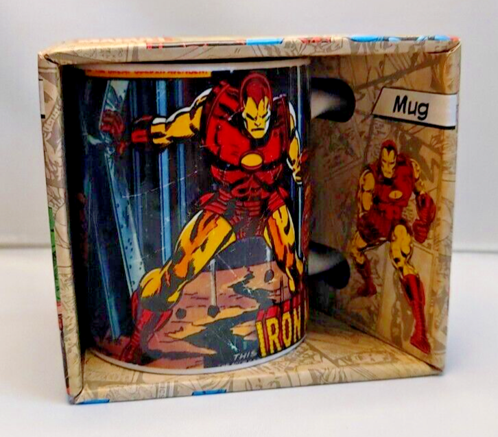 Marvel Comics Iron Man  Coffee Tea Mug still in it's original  box
