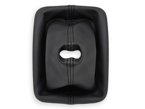FOR PEUGEOT 206 GEAR BOOT SHIFT GAITER LEATHER STITCH BLACK - Picture 4 of 5