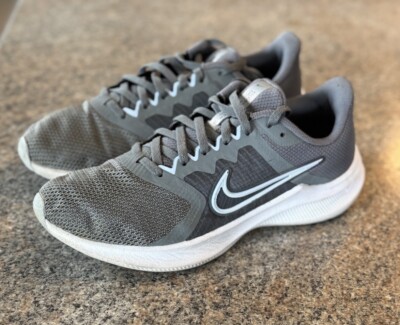 Nike Downshifter Gray Running Shoes Womens Size 8.5