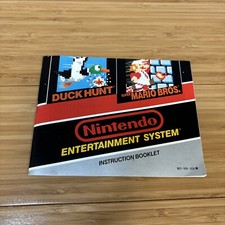 Nintendo Entertainment System Manual Vintage 1988 Instruction Booklet