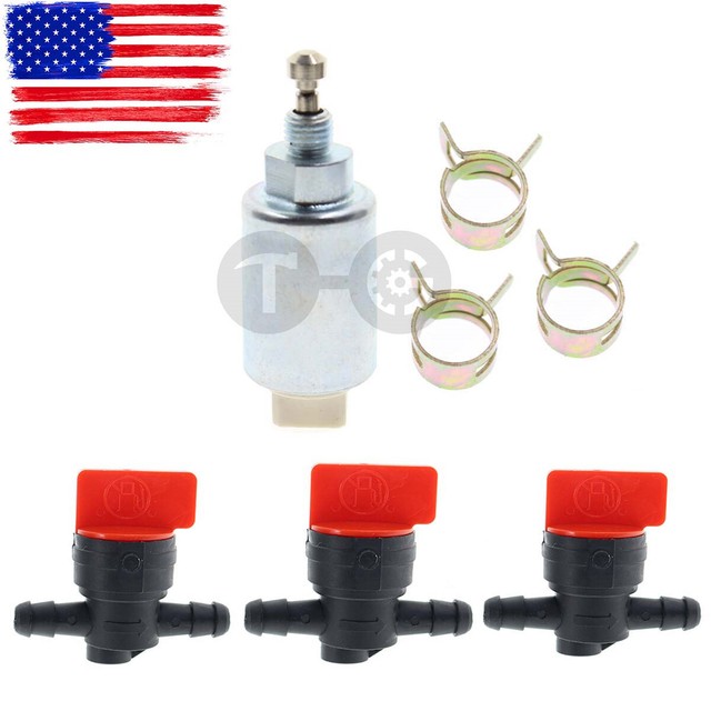 Carburetor Shut off Valve Carb Fuel Solenoid For Briggs &Stratton