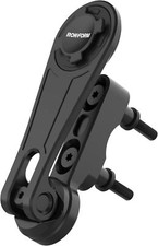 Universal Motorcycle Cell Phone Holder with Built-in Magnetic Holder, Black 