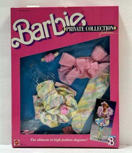 Vintage 1988 Barbie Prywatna kolekcja Moda Mattel #1941 Różowy Puofy Styl lat 80. Nowy - Zdjęcie 1 z 16