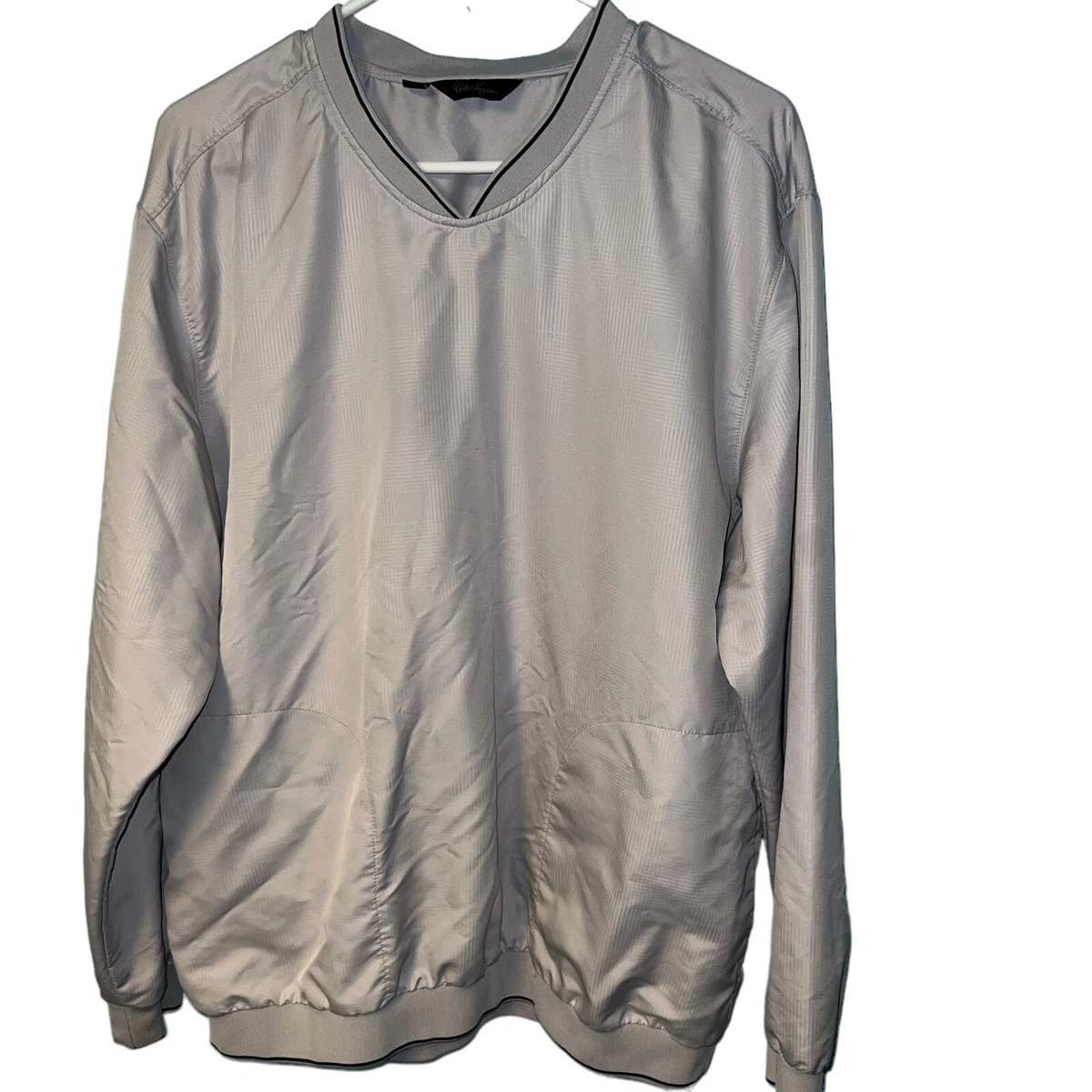 Walter Hagen Golf V Neck Pullover Large light Grey eBay