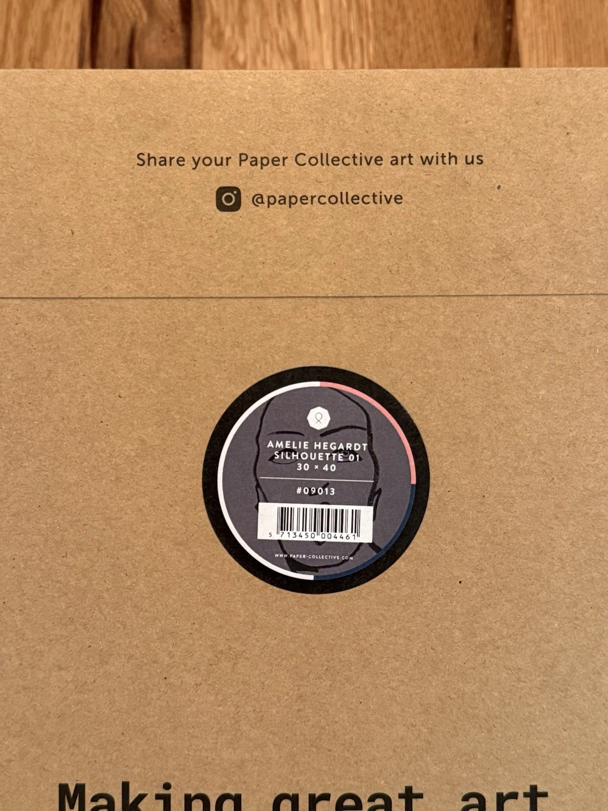 Paper Collective Silhouette 01 30x40cm Art Print - Brand New By Amelie Hegardt 3