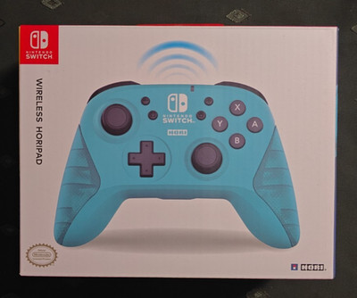 Hori Nintendo Switch Horipad Wireless Controller -Teal- Complete, Clean & Tested