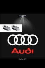 2x Autot&uuml;r Willkommens licht F&uuml;r Audi A1 A3 8P 8V A4 A5 A6 A7 A8 Q3 Q5 Q7 Q8