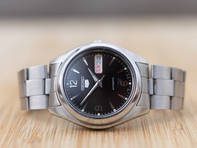 Seiko 5 Automatic 7S26-0060 (SNX123) Black Explorer Armbanduhr aus 1997