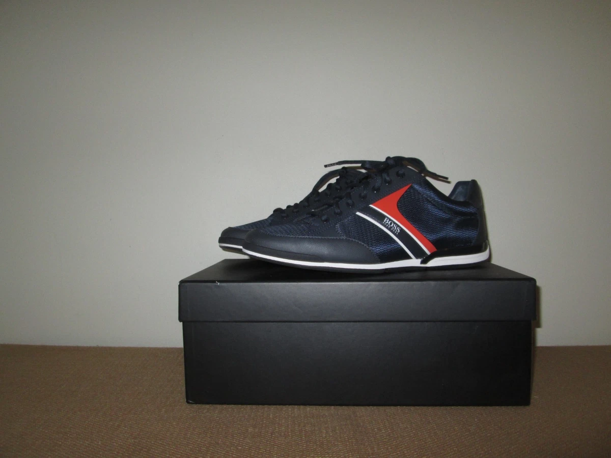BOSS Hugo Boss Hybrid Derby Luxe Dark Navy Suede Sneaker Casual Shoes Mens 12 HUGO BOSS Blue Casual Shoes for Men for sale - eBay main image 4