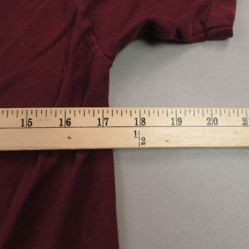 Vans Shirt Boys Short Sleeve Casual Crew Neck Red Outdoor Lightweight - Picture 7 of 8