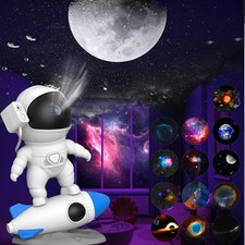 Astronaut Galaxy Projector for Bedroom, HD Galaxy Light Projector with Timer ...