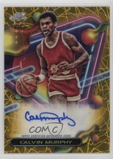 2023 Cosmic Chrome Gold Interstellar Refractor 14/50 Calvin Murphy Auto HOF 11pj