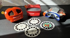View-Master, 3 Viewers, Lot 7 Reels WALT DISNEY, SESAME STREET, Nemo, Jungle LOT
