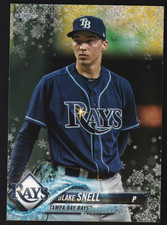 2018 Topps Holiday Metallic Snowflake #HMW21 Blake Snell Tampa Bay Rays  (3807)