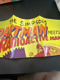 The Simpsons: Bartman Meets Radioactive Man (Nintendo NES, 1992) Manual & Poster