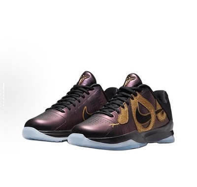 Nike Kobe V Eggplant/Black-Metallic Gold HM3753 500 GS Sizes