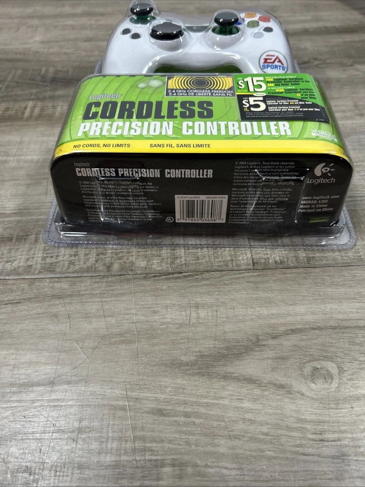 NEW Xbox Logitech Cordless Precision Controller Wireless White BRAND NEW SEALED - Image 3 of 3