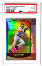 2000 Bowman Chrome #6 Todd Helton Refractor PSA 8 NM-MT Rockies