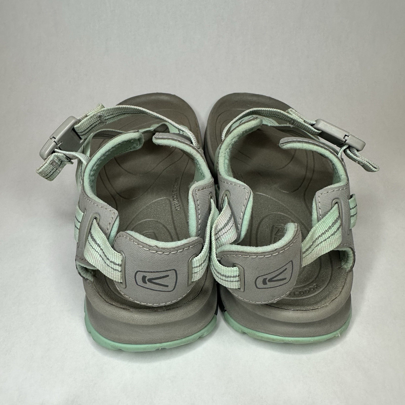 Sandali da trekking Keen Terradora II punta grigio chiaro onda oceanica verde acqua donna 8