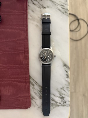 Uhrenarmband Kautschuk Gummi 20mmHamilton Khaki Field Rundanstoß
