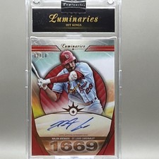 Topps 2024 Luminaries Hit Kings Autographs Nolan Arenado Cardinals #04/10