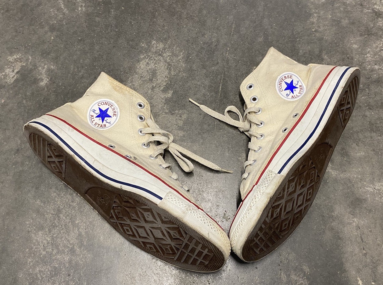 Vintage Converse Chuck Taylor 80’s High Top Sneakers Made In USA Men’s Sz 11.5