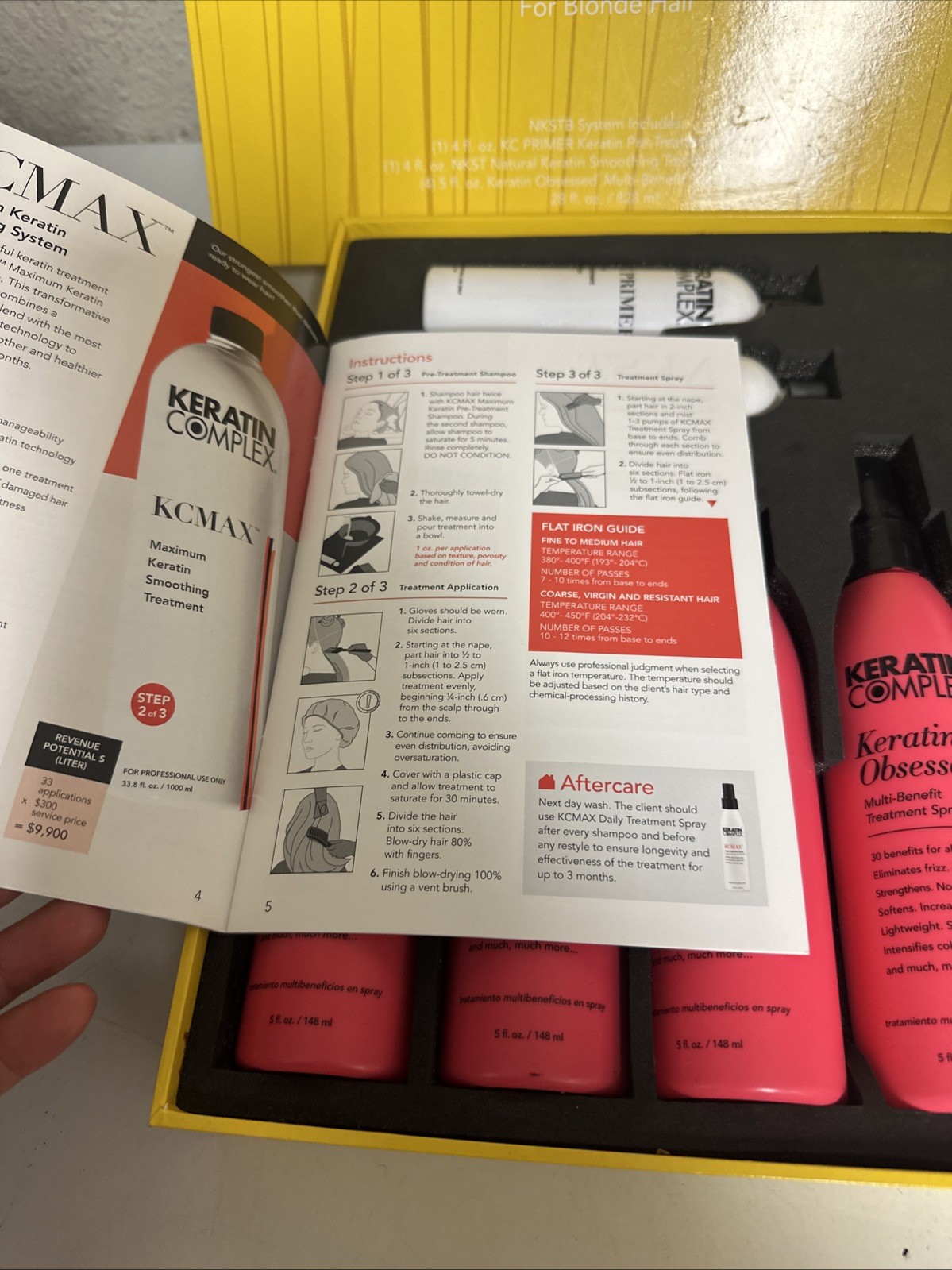 Keratin Complex NKSTB Natural Keratin Smoothing Treatment System For Blonde Hair