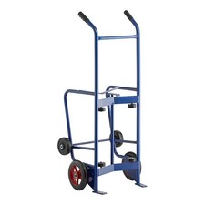 Lavex 900 lb. Hand Truck with 2 10" Iron Wheels and 2 6" Rubber Wheels