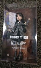 Monster High Wednesday Addams Doll Nevermore Academy Uniform NIB