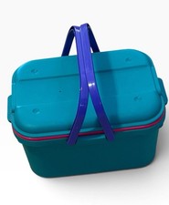 Eagle Craftstor Craft Sewing Tote Storage System Organizer Teal Pink Purple 14  