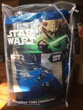 Kids Microfiber Twin Reversible Star Wars Comforter Imperial Darth Vader NEW