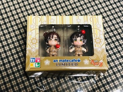 Hetalia Romano and Spain Animate Cafe Limited Mini Figur ca 5cm Neu