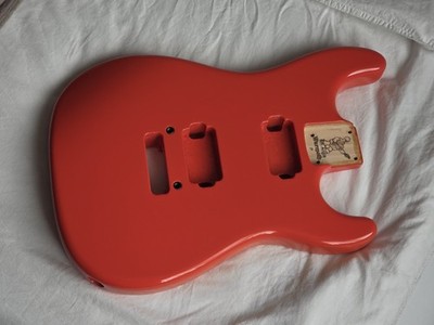 Warmoth Fiesta Red Floyd Rose Stratocaster Body