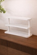 Desktop Perfume Organizer Shelf   Wooden Storage Rack for Perfume, Makeup, Co...
